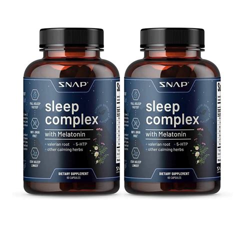 Sleep Aid Supplement: Melatonin .